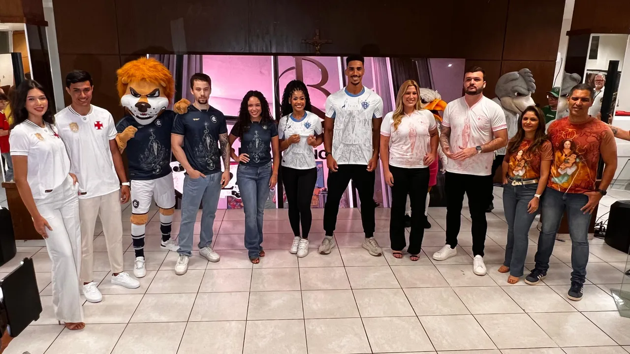 Clubes paraenses lançam camisas do Círio 2026 e impulsionam vendas