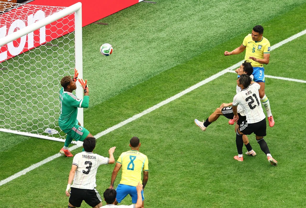 Brasil vira sobre o Japão