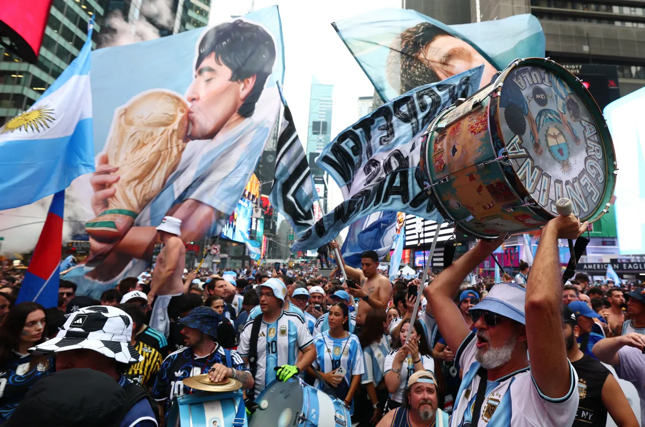 Argentina toma Times Square