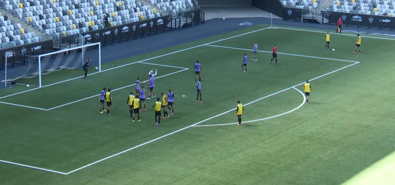 Atlético-MG vence Sub-20 em jogo-treino