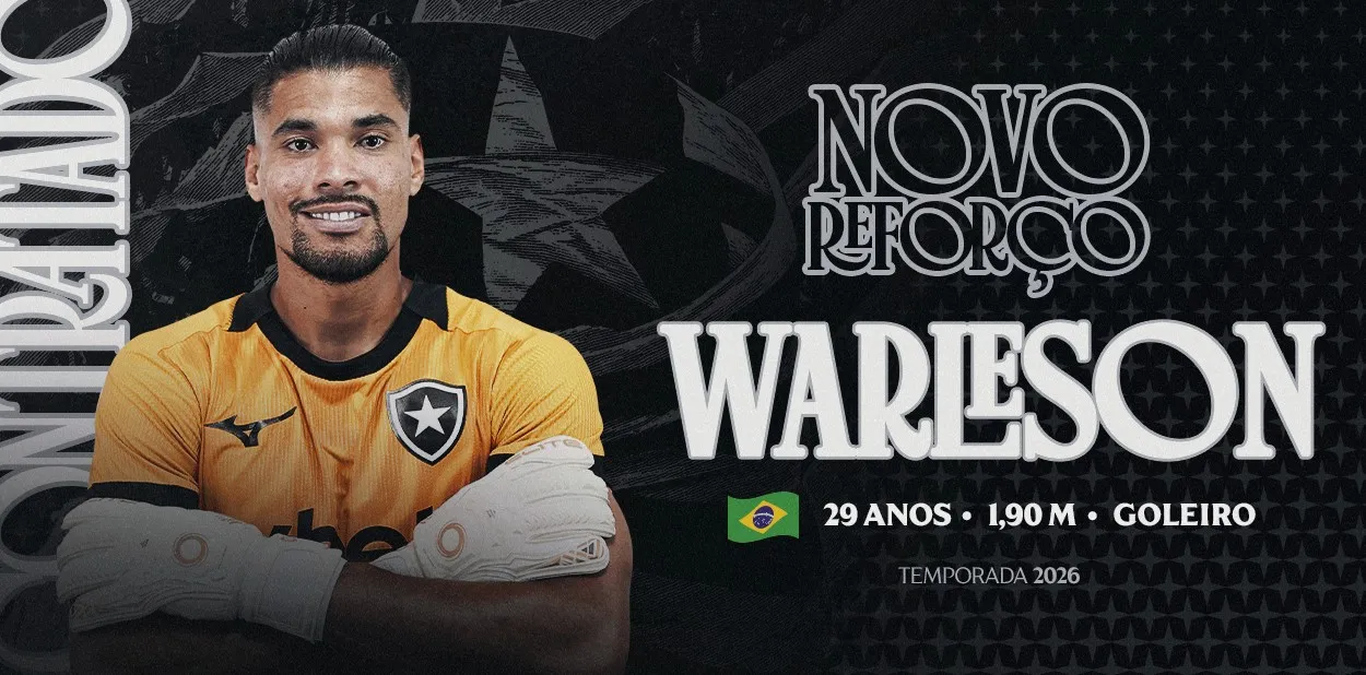 Botafogo anuncia Warleson
