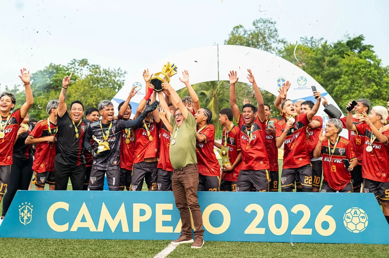São Paulo conquista título sub-17 no Amapá e garante Copa 2027