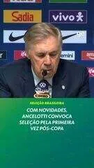 Mauro Júnior estreia na Seleção: Ancelotti aposta no lateral ofensivo