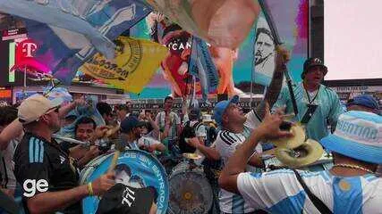 Argentina lota Times Square
