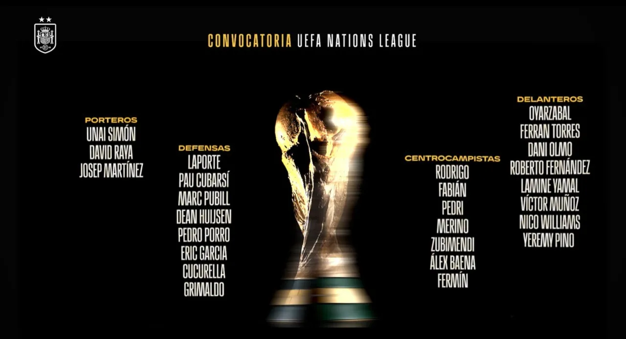 España convoca a sus campeones mundiales para la Nations League