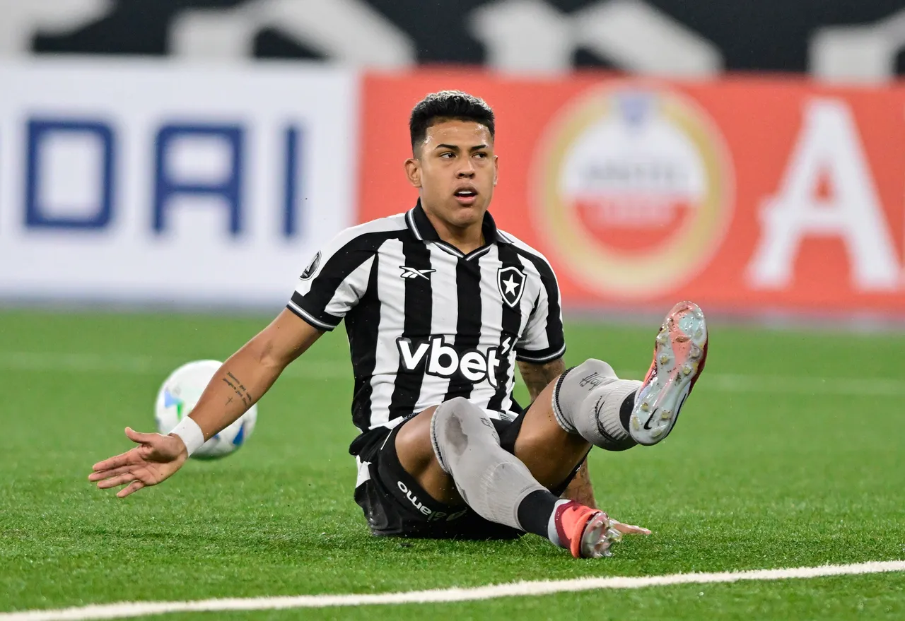 Botafogo perde Matheus Martins e sente buraco ofensivo contra Palmeiras