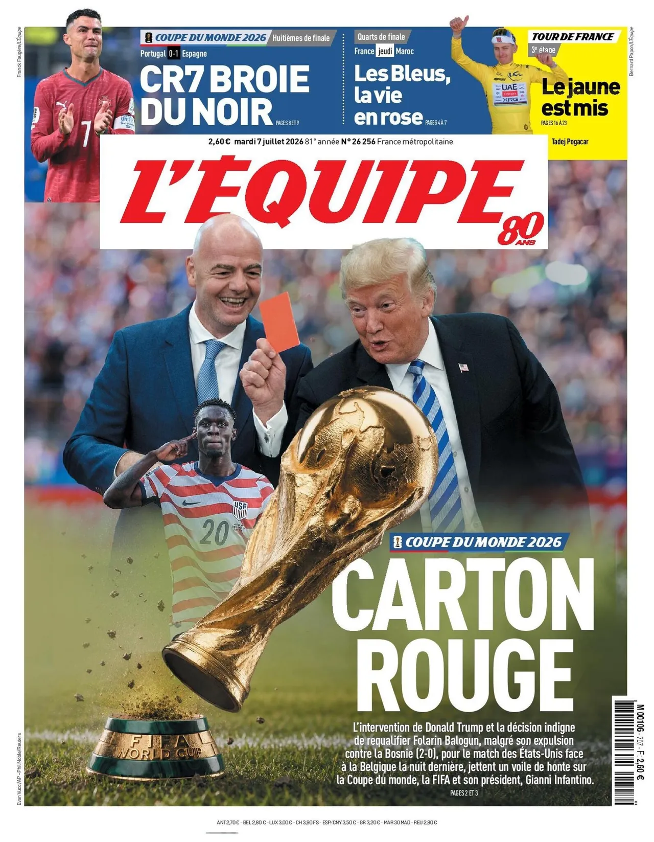 Fifa e Trump são acusados