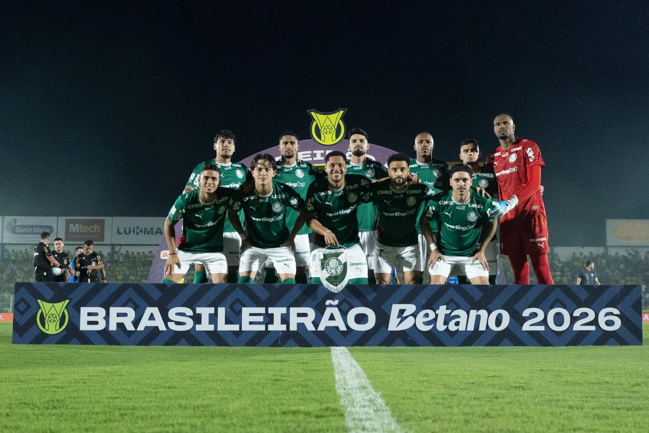 Palmeiras empata com Mirassol e perde Arthur: ponto crucial na corrida ao título