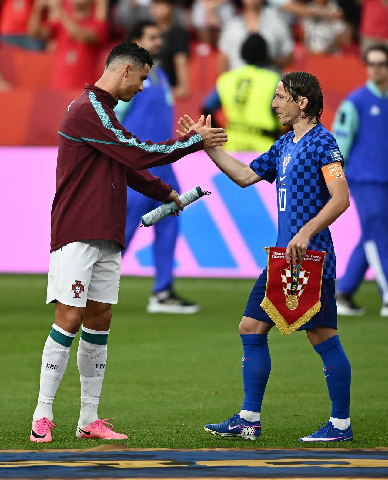 Modric e Ronaldo