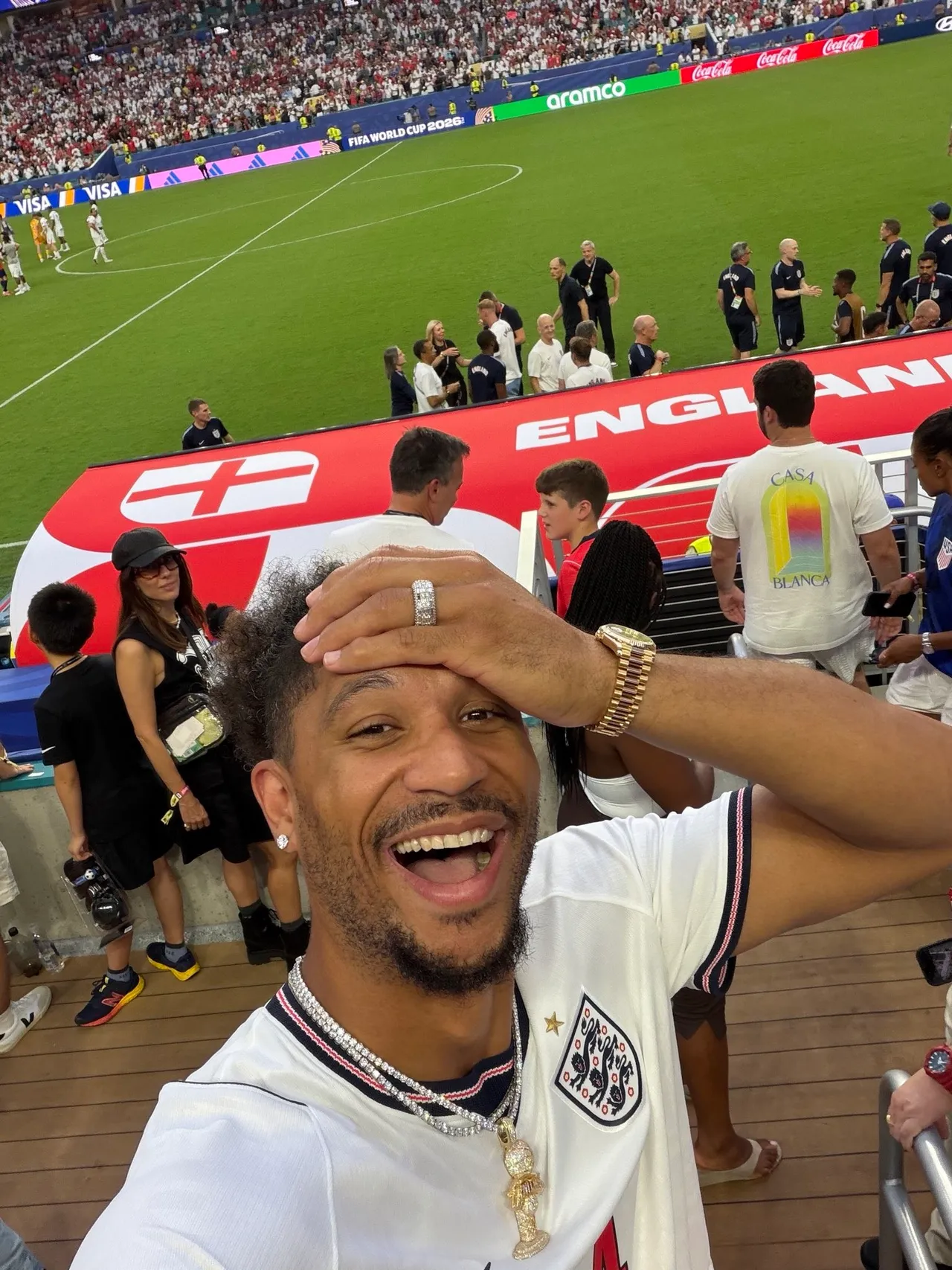Josh Hart torce por Inglaterra