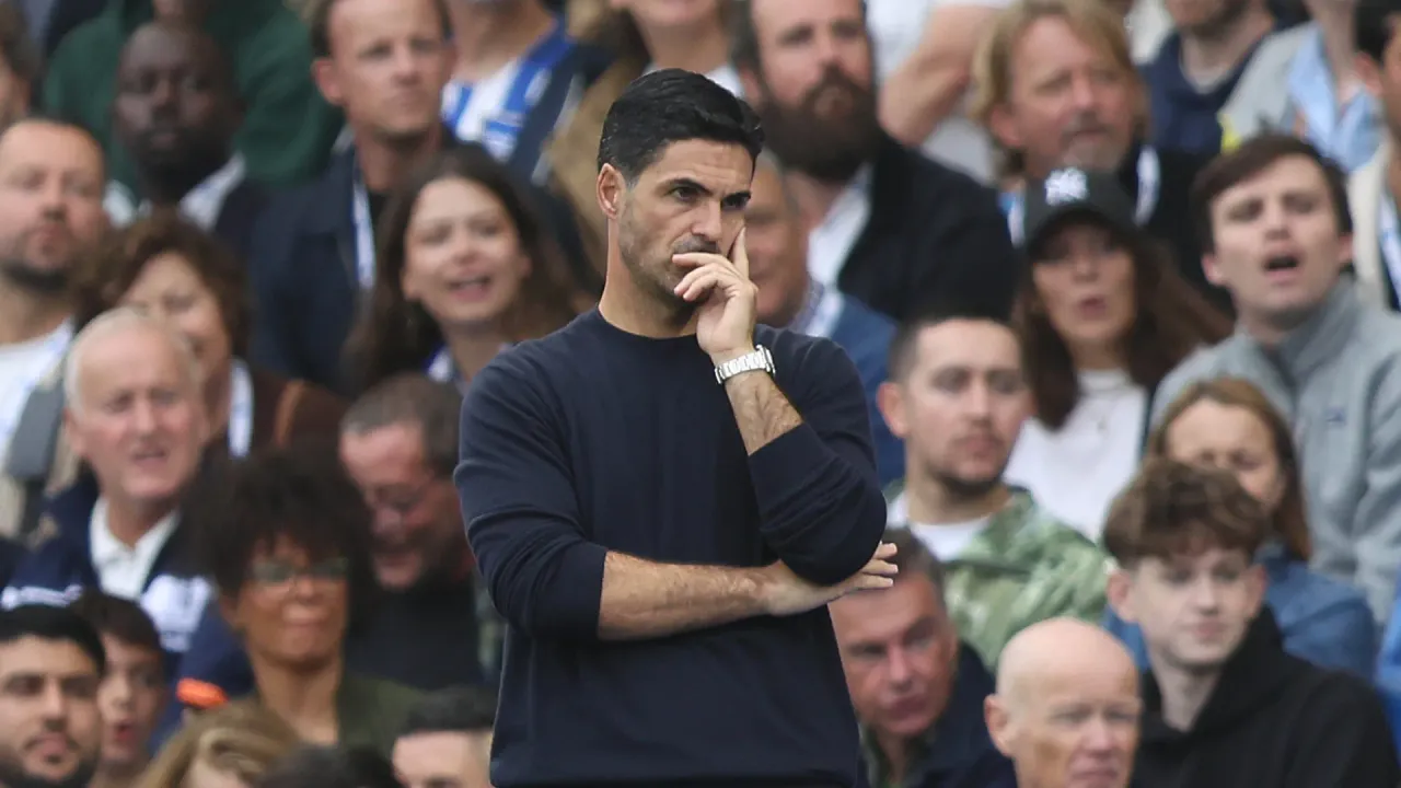 Arsenal perde para Brighton e recebe lição dura de Arteta